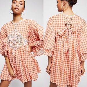 Free People Moonlight and Rose Mini Dress